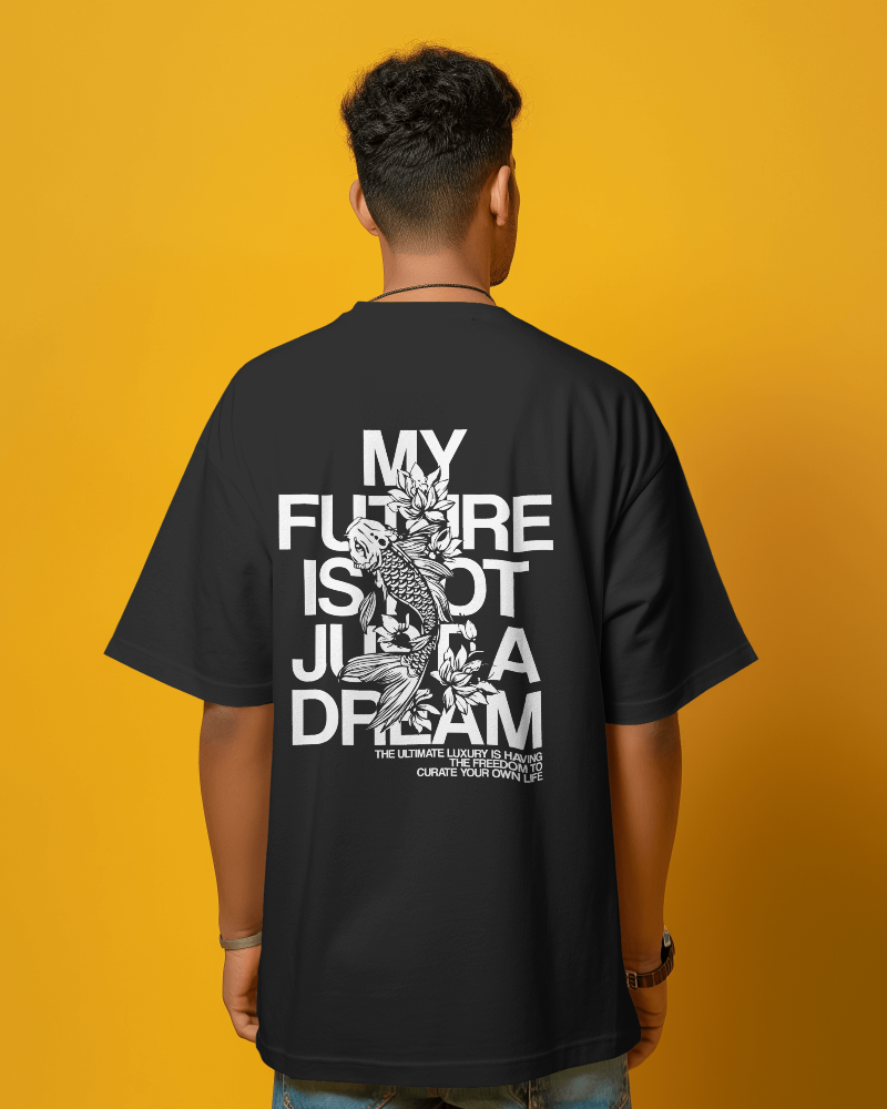 FUTURE - Oversized Black T-Shirt | Dark Edition | Unisex