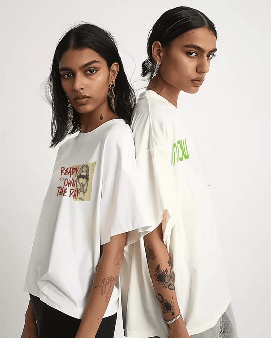 Women's Streetwear with Attitude: The Hustle Groove Co.'s Empowering T-Shirt Collection