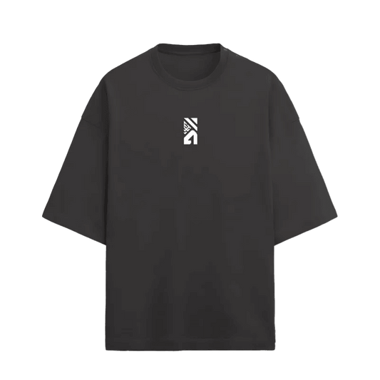 Black T-Shirt Front Hustle 