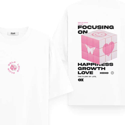 Self Love CLUB White T shirts 