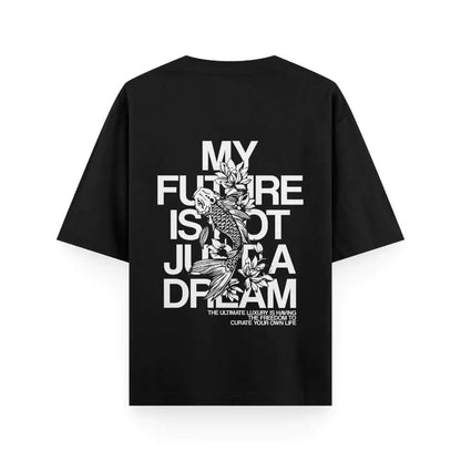 FUTURE - Oversized Black T-Shirt | Dark Edition | Unisex