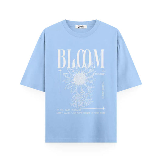 Unisex Oversized Light Blue T-shirt 