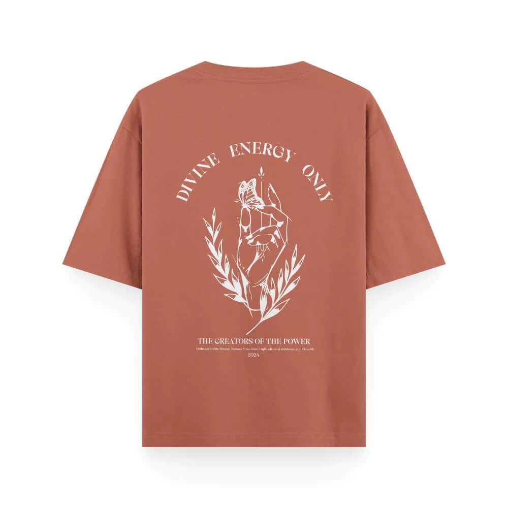 Divine Energy - Oversized Coral Women's T- shirt