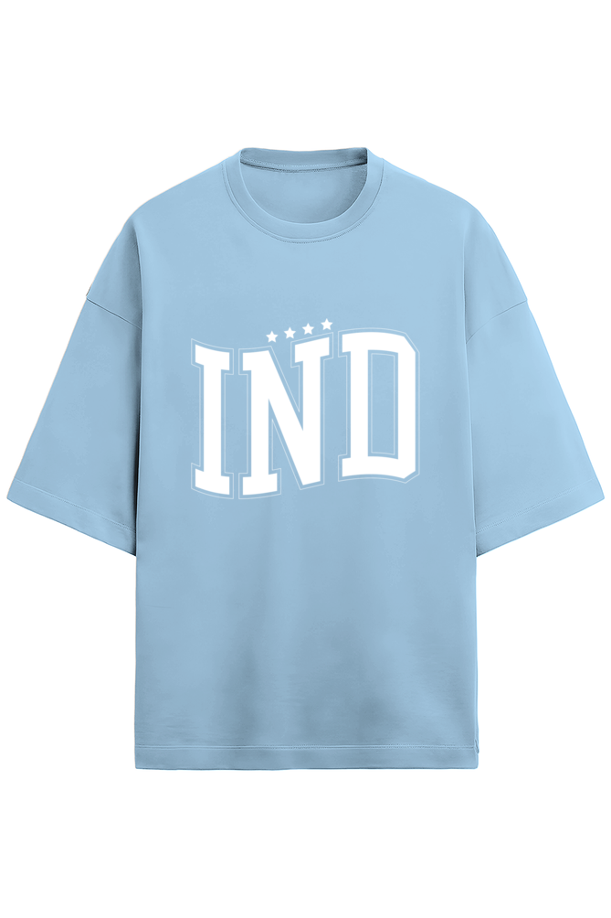 INDIA Champions Oversized French Terry T-shirt - Baby Blue