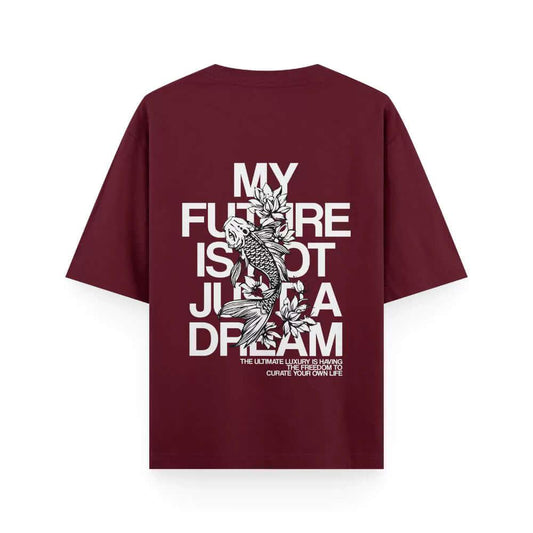 FUTURE - Oversized Maroon T-shirt | Color Edition 2 | Unisex