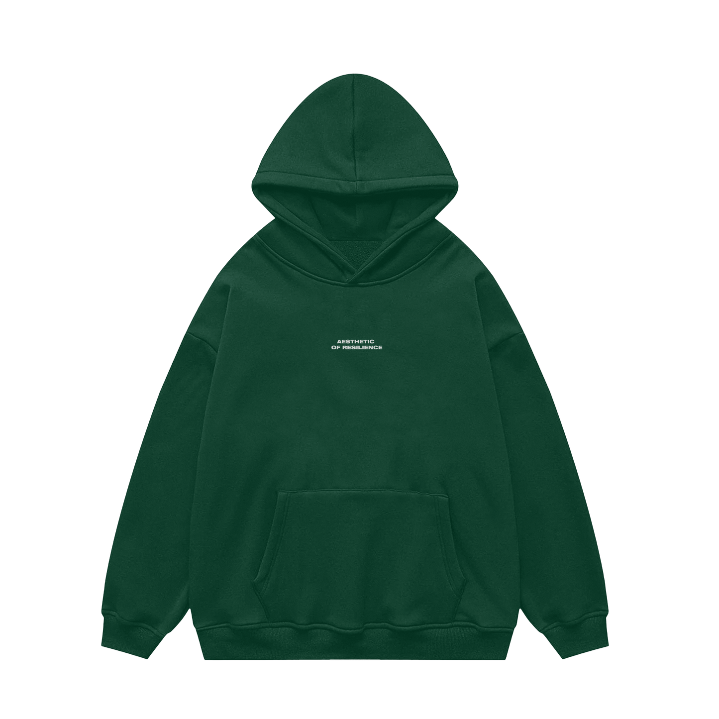 Another point of view Green hoodie 