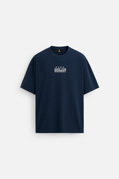 OWN THE MOMENT II OVERSIZED TSHIRT - NAVY BLUE