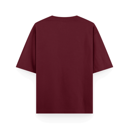 THGC Back Maroon Oversized T-Shirt 