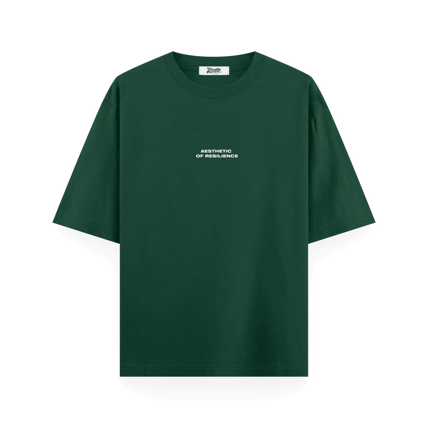 Green AOR-Front Oversized T-Shirt