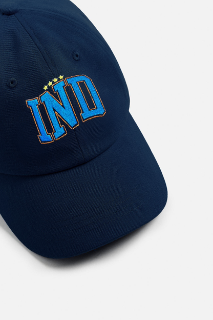 IND CHAMPIONS EMBROIDERY CAP - NAVY BLUE