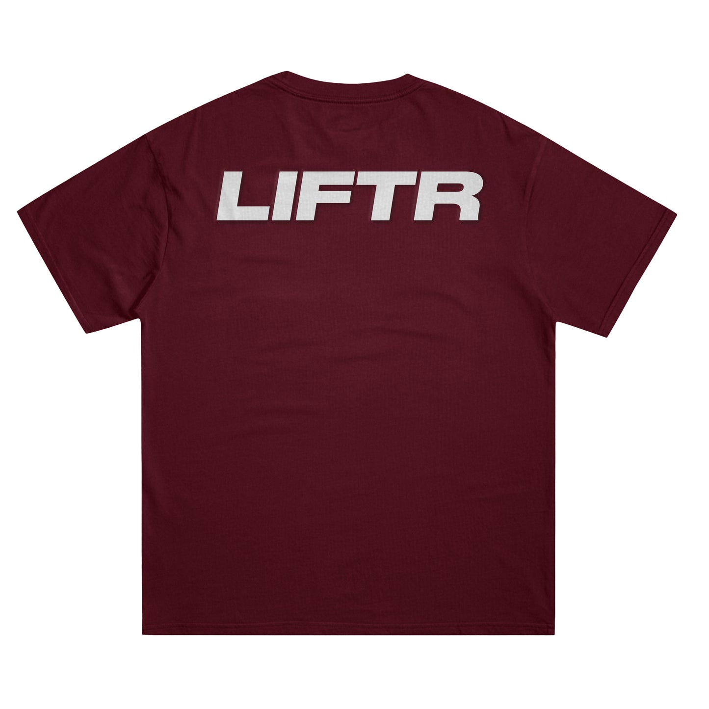 SUPIMA T-SHIRT - MAROON THGC X LIFTR