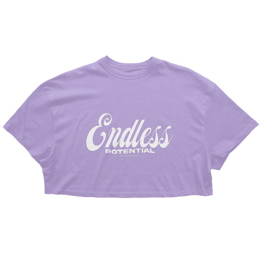 Endless Potential - Puff - Women's Crop Top - Lavender