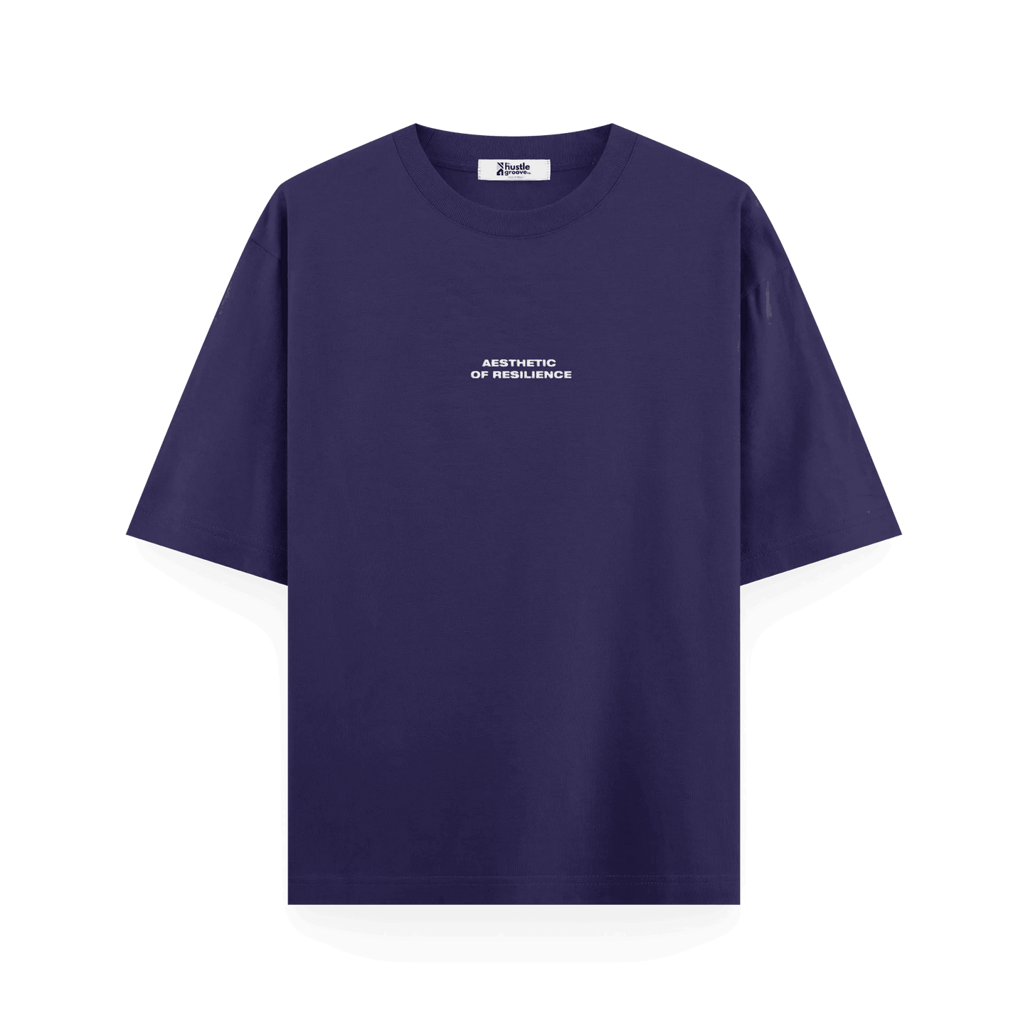  Purple Aesthetic Of ResilienceFront Oversized T-Shirt