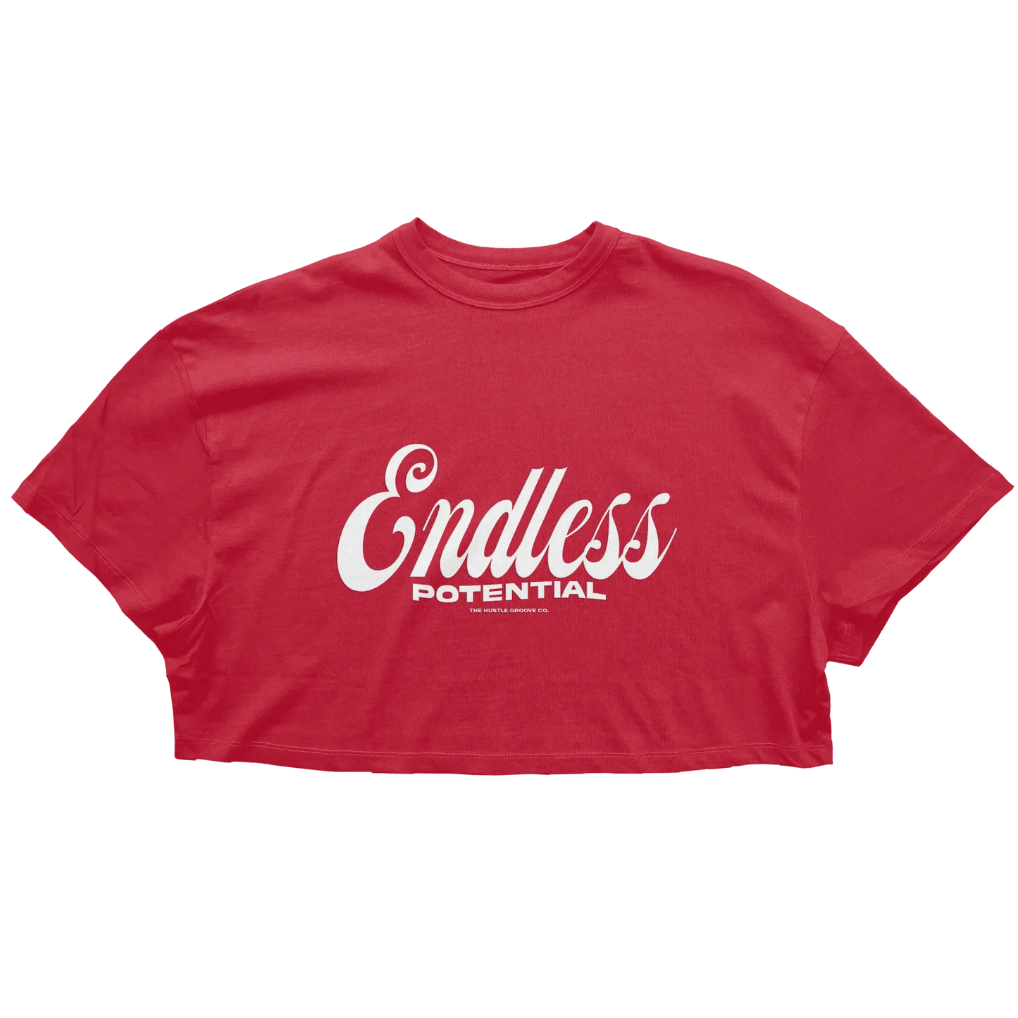 Endless Potential - Puff - Women's Crop Top - Red