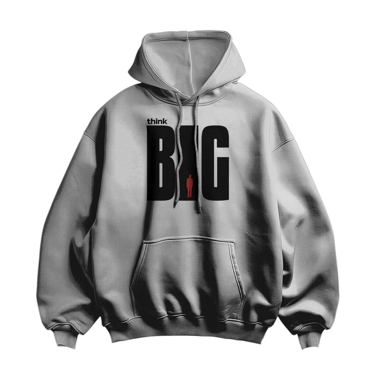 Think Big - Hoodie Melange Grey Edition | Unisex