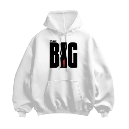 THINK BIG-UNISEX HOODIE BLACK & WHITE EDITION