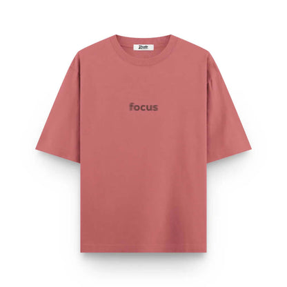 Focus - Oversized Dusty Rose T-shirt | Unisex