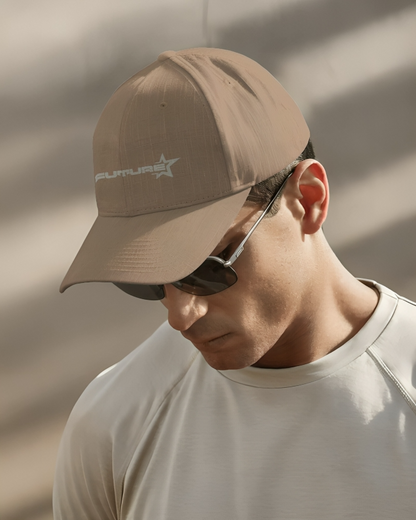 Future Star Embroidery Text - Khaki Baseball Cap