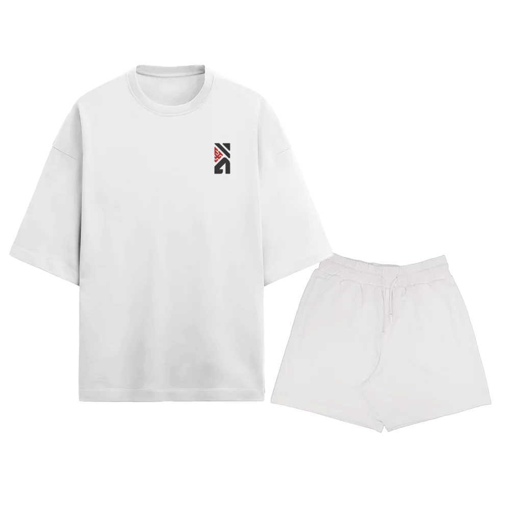 THGC ORIGINAL- FRENCH TERRY CO-ORD SET WHITE