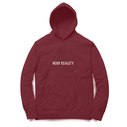 Bend reality Maroon Hoddie 