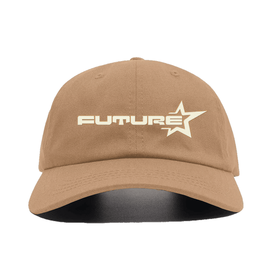 Future Star Embroidery Text - Khaki Baseball Cap