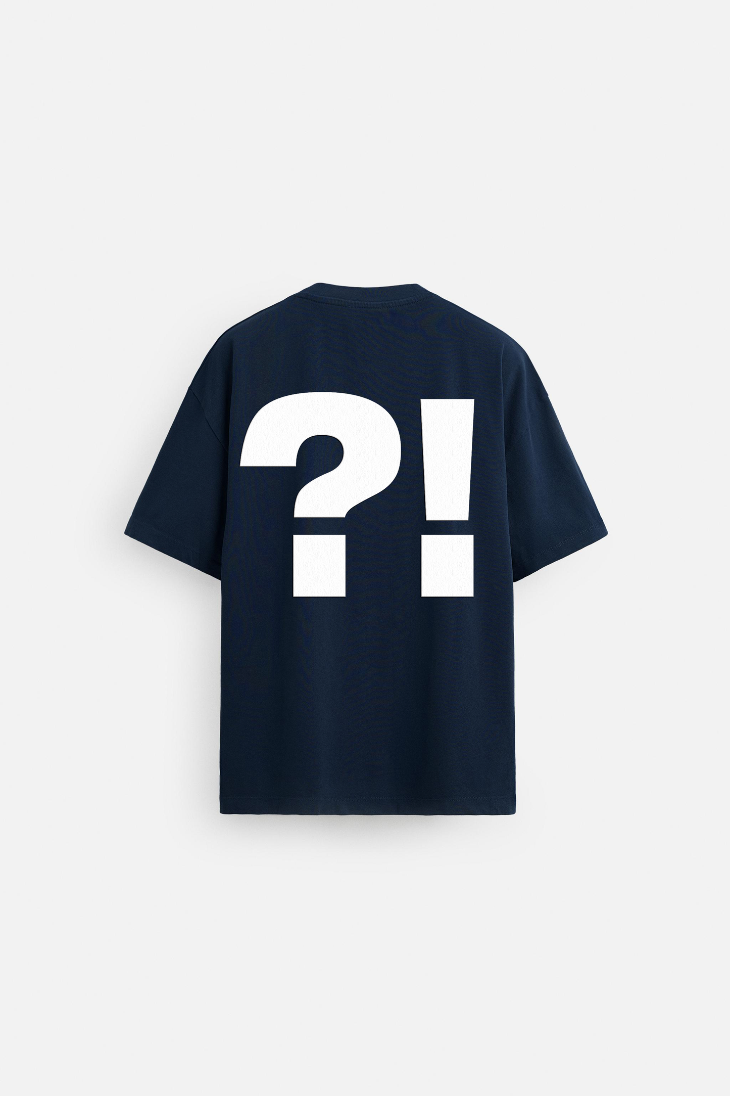 IF NOT NOW - WHEN?! OVERSIZED TSHIRT - NAVY BLUE