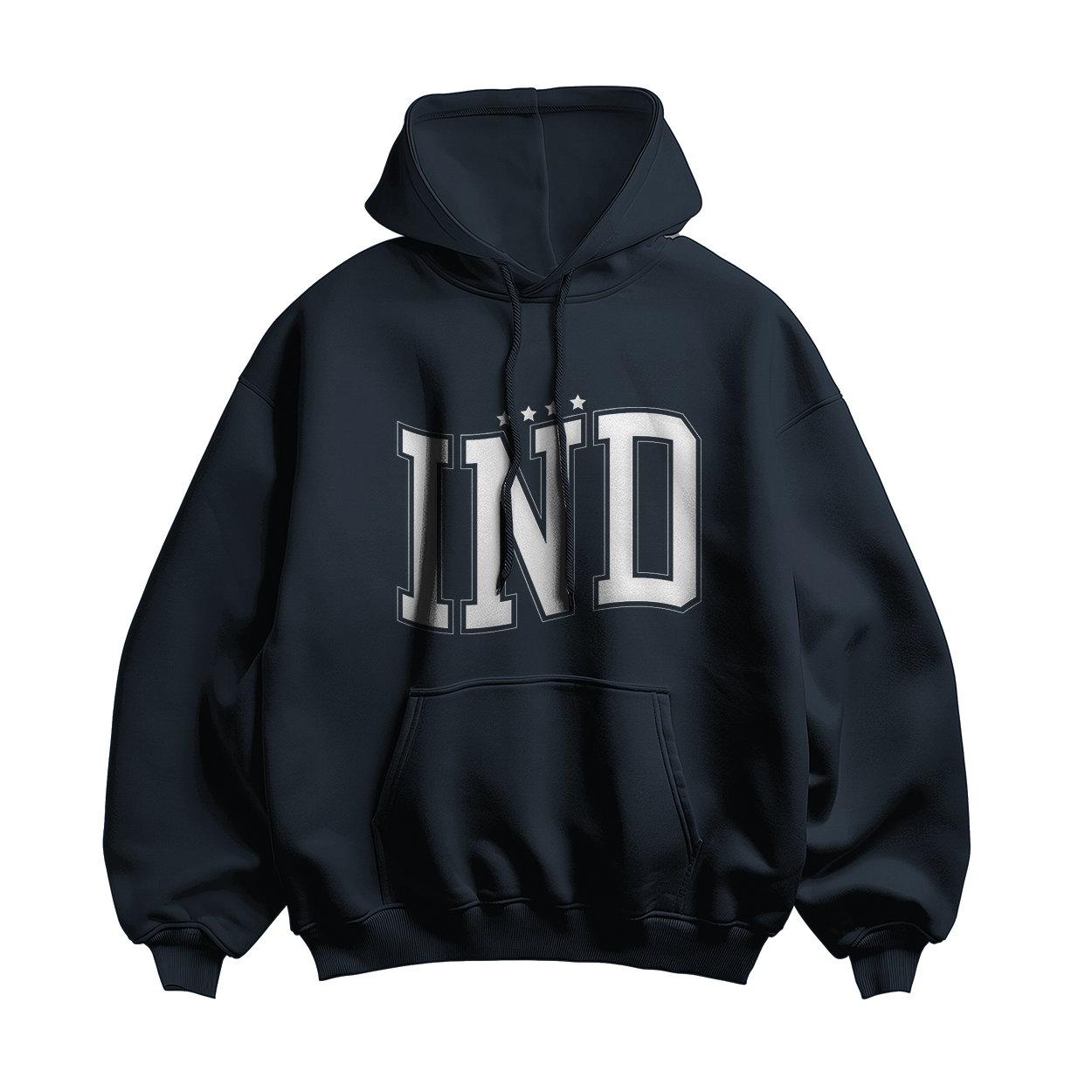 INDIA Champions Oversized Unisex Hoodie - Navy Blue