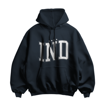 INDIA Champions Oversized Unisex Hoodie - Navy Blue