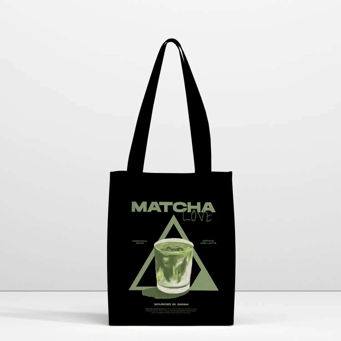 KINYA MATCHA LOVE ZIPPER TOTE