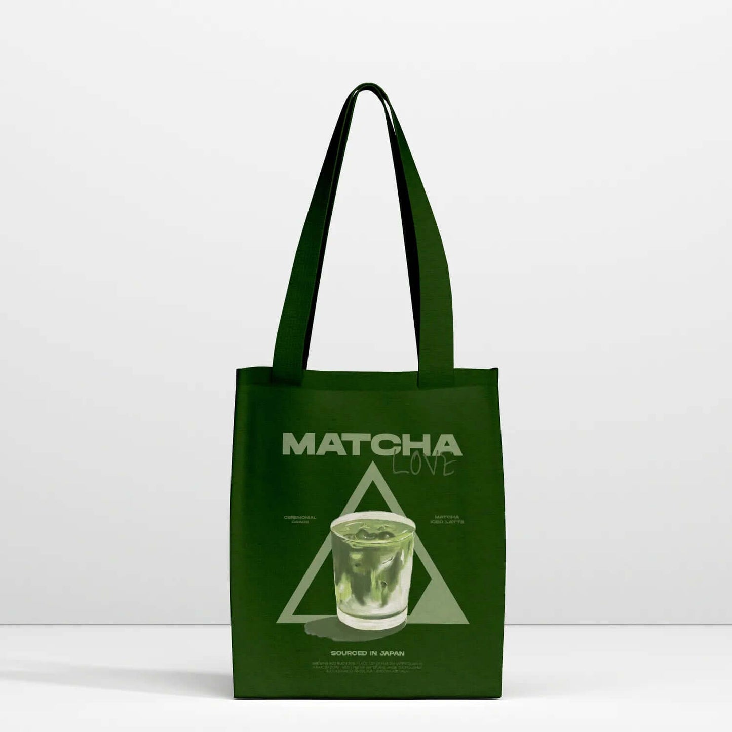 KINYA MATCHA LOVE ZIPPER TOTE