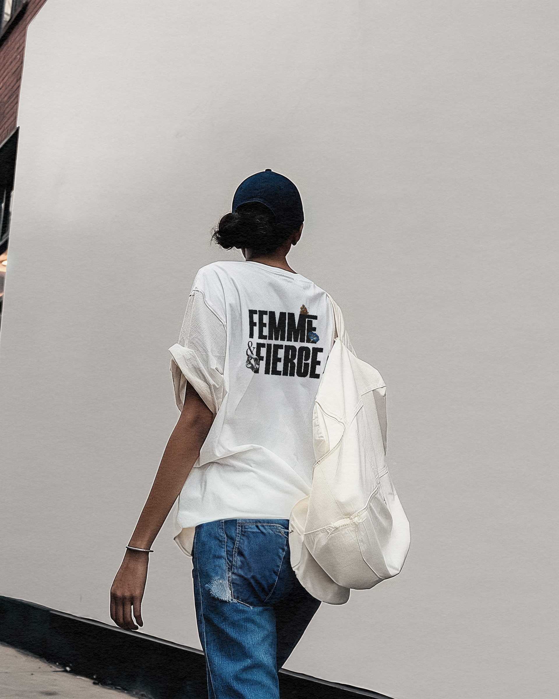 FEMME & FIERCE - Women's Oversize T-shirt