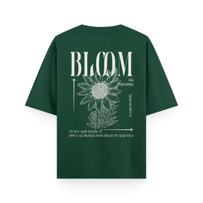 BLOOM - UNISEX BACK PRINT T-SHIRT DARK EDITION