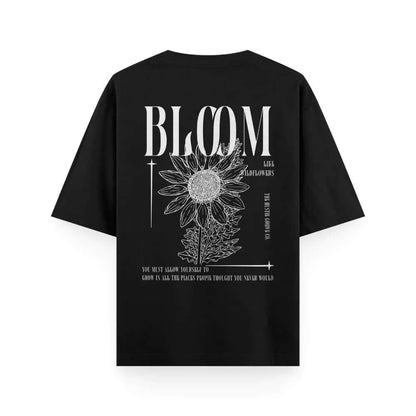 BLOOM - UNISEX BACK PRINT T-SHIRT DARK EDITION