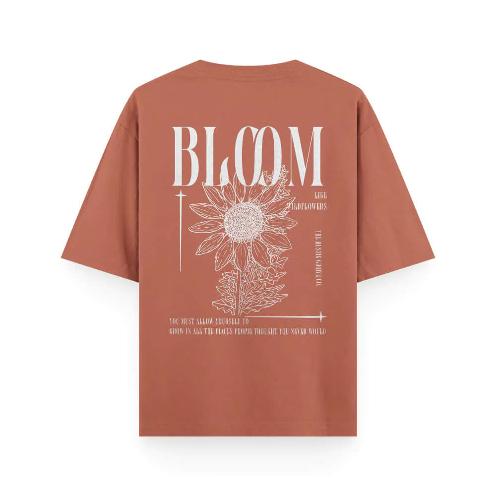 BLOOM - UNISEX BACK PRINT T-SHIRT